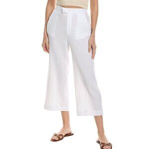New WILDFOX Women's Size US L Catalina Culotte In White 100% Cotton